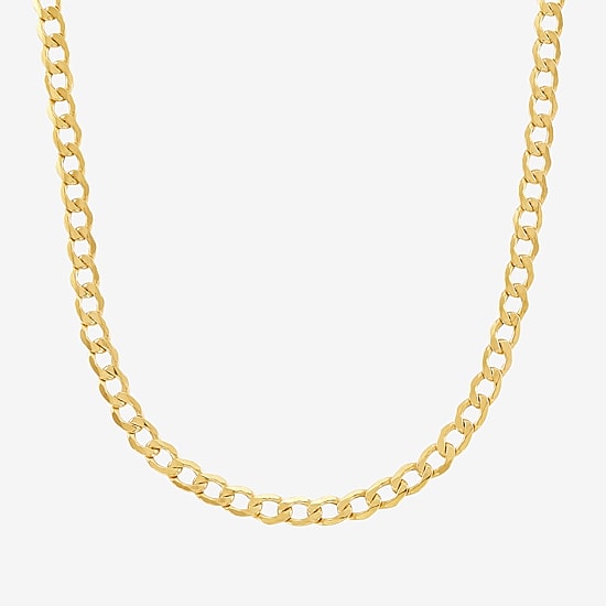Made in Italy Unisex Adult 18 - 22 Inch 10K Gold Link Necklace