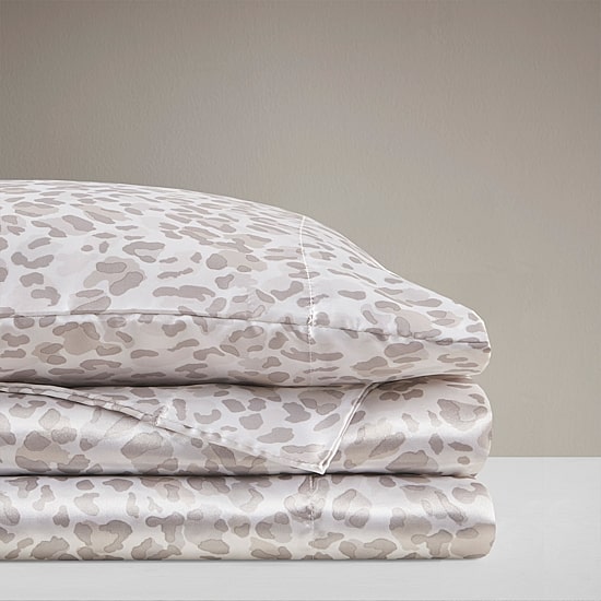 Madison Park Essentials Printed Satin Sheet Set