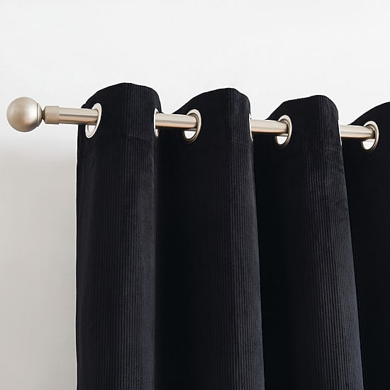 G.H. Bass & Co. Clark Grommet Top Blackout Set of 2 Curtain Panel