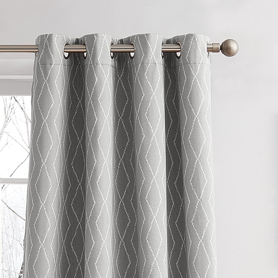G.H. Bass & Co. River Grommet Top Blackout Set of 2 Curtain Panel