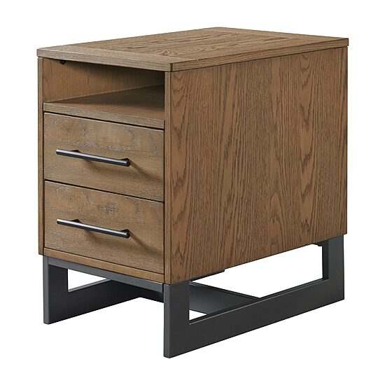 Eden 2-Drawer Chairside Table