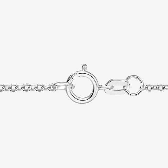 Womens Lab Created Gemstone Sterling Silver Pear 18 Inch Pendant Necklace