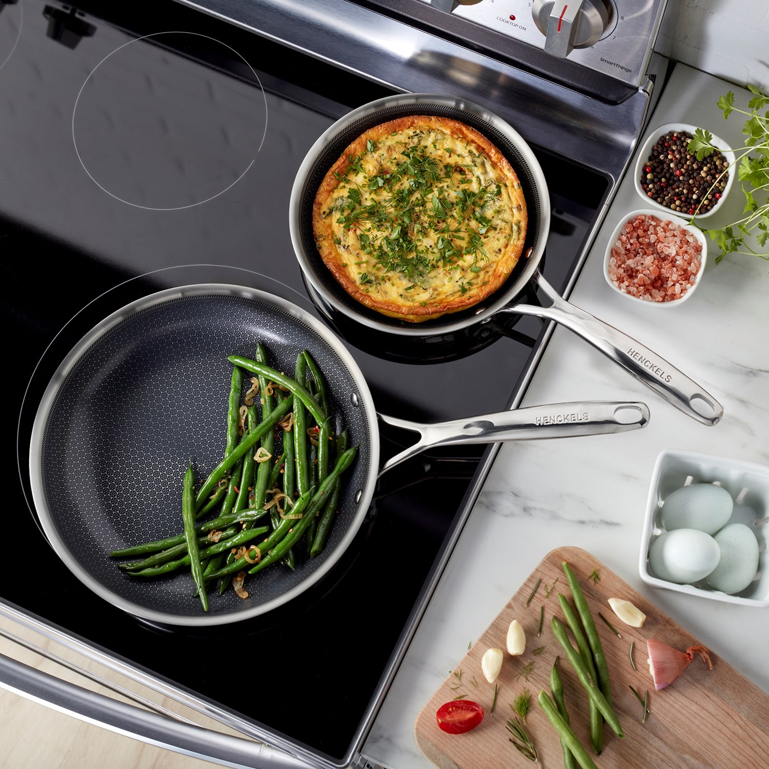 Henckels 2-pc. Stainless Steel Frying Pan