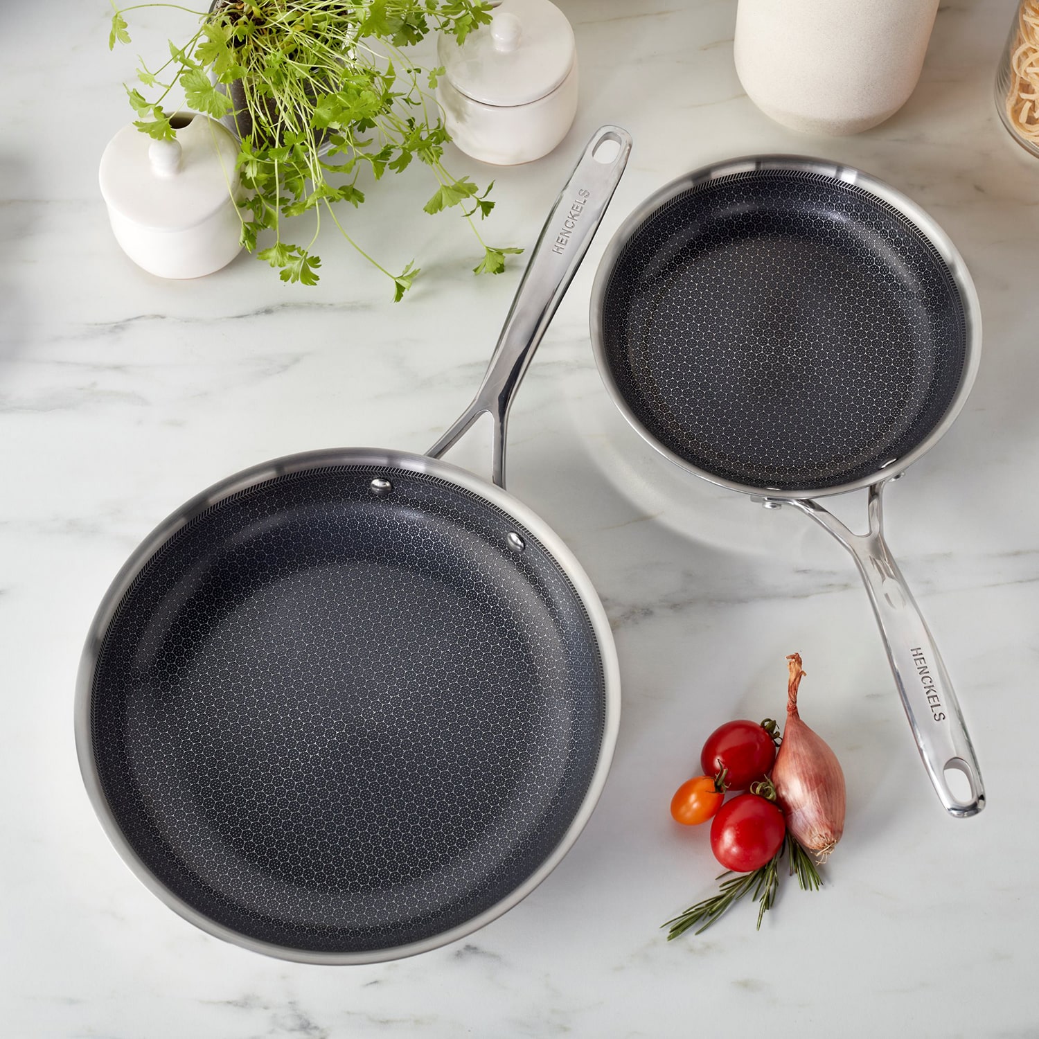 Henckels 2-pc. Stainless Steel Frying Pan