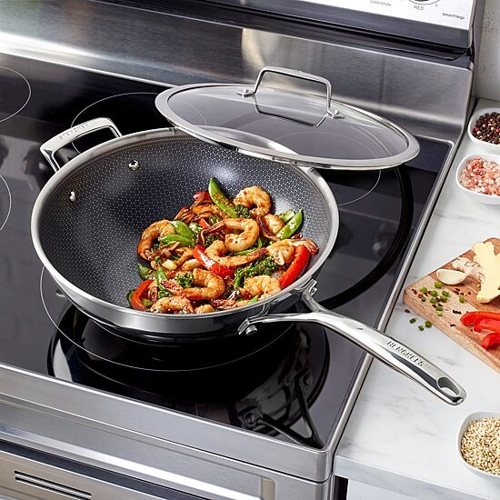 Henckels 12 Inch Stainless Steel Wok