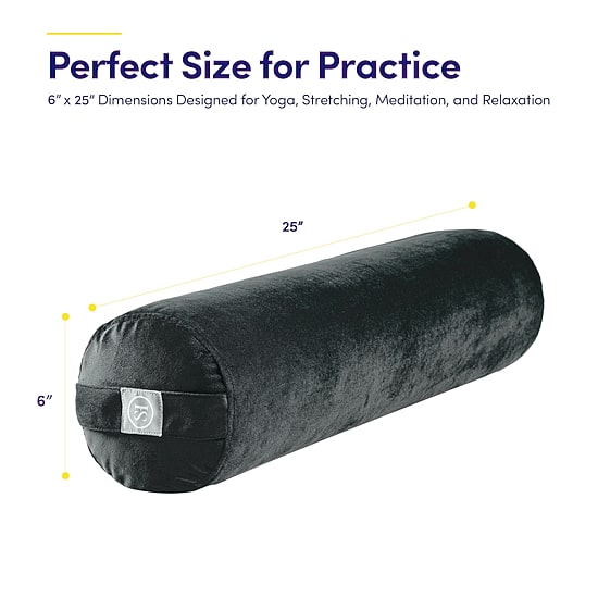 Sweet Home Collection Yoga Portable Cushion Bolster Pillow