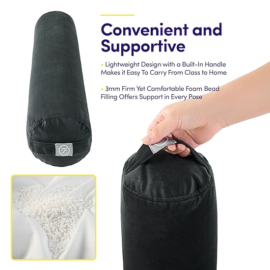 Sweet Home Collection Yoga Portable Cushion Bolster Pillow