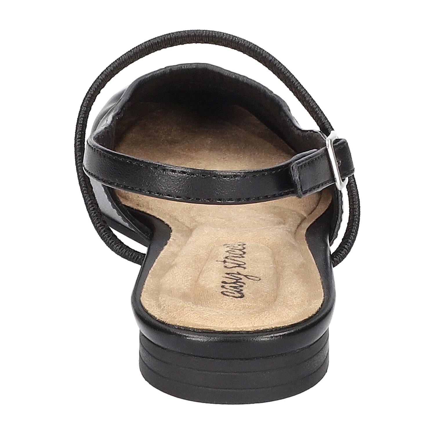 Easy Street Blake Womens Square Closed Toe Ballet Flats