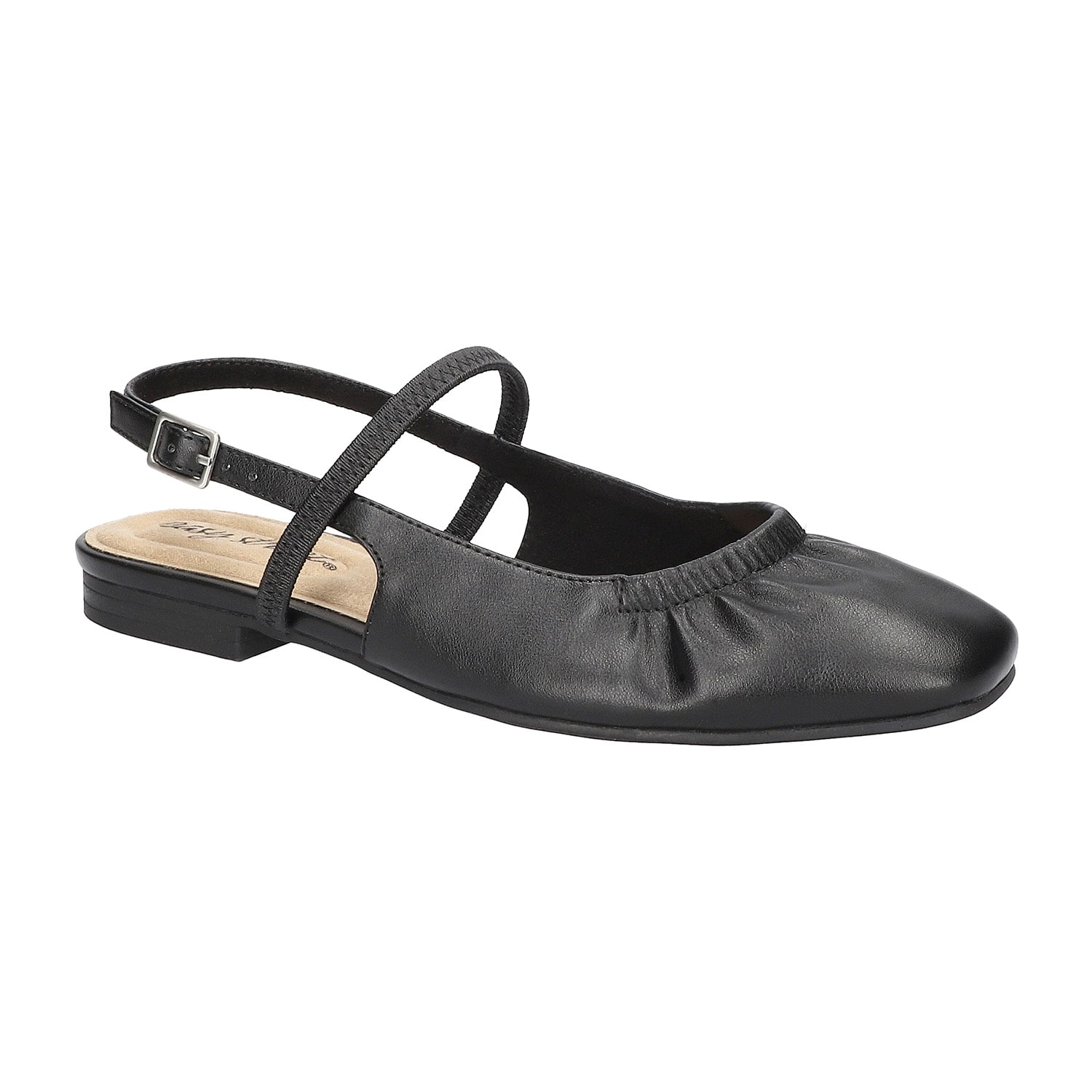 Easy Street Blake Womens Square Closed Toe Ballet Flats