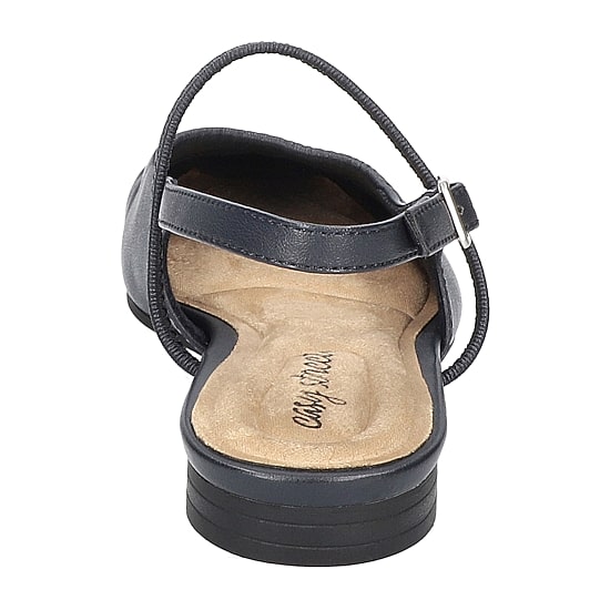Easy Street Blake Womens Square Closed Toe Ballet Flats