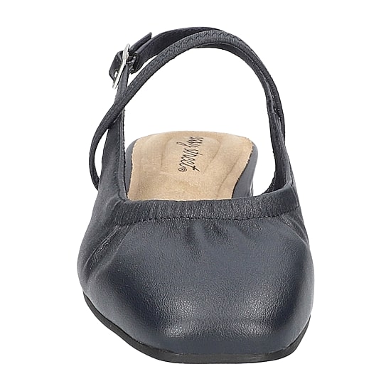 Easy Street Blake Womens Square Closed Toe Ballet Flats