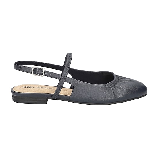Easy Street Blake Womens Square Closed Toe Ballet Flats