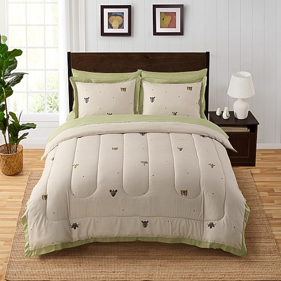 Sweet Home Collection Savana Kids Animal Printed Bedding Set Down Alternative Comforter Set
