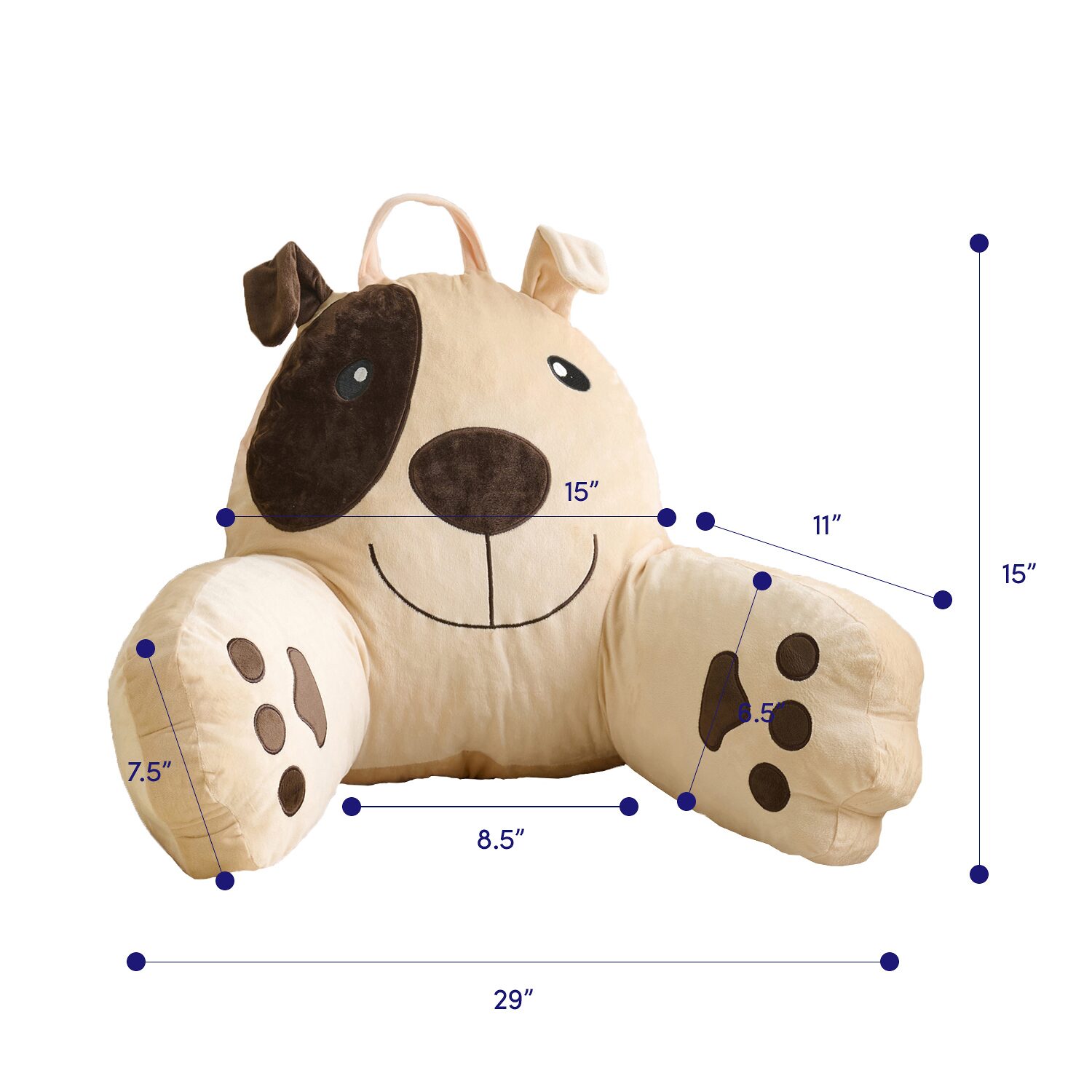 Sweet Home Collection Kids Cute Character Bed Rest Pillow