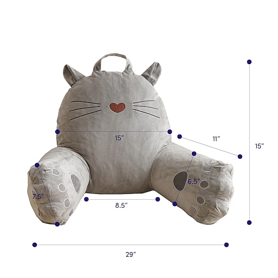 Sweet Home Collection Kids Cute Character Bed Rest Pillow