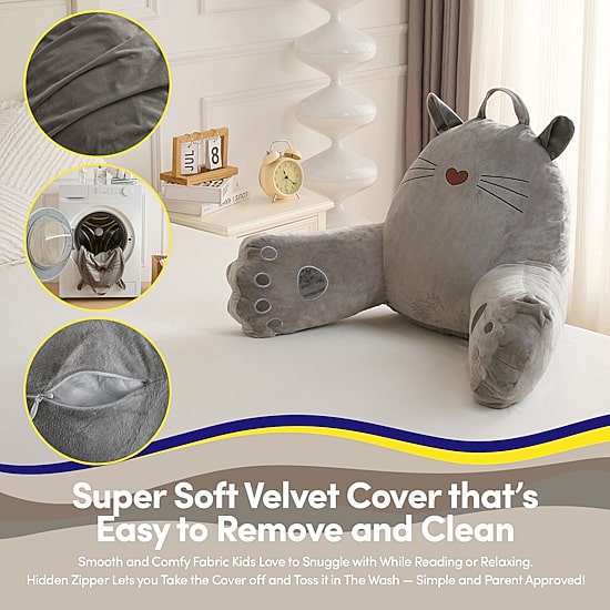 Sweet Home Collection Kids Cute Character Bed Rest Pillow