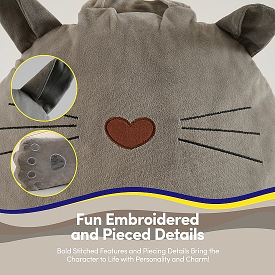 Sweet Home Collection Kids Cute Character Bed Rest Pillow