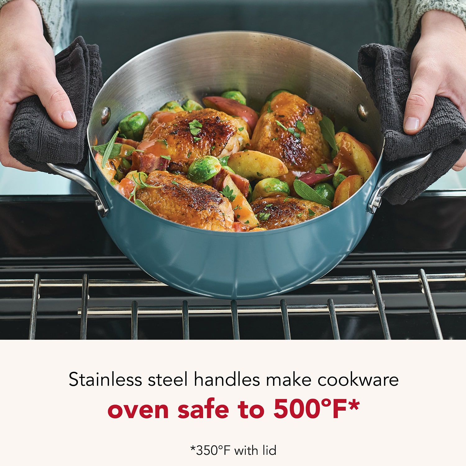 KitchenAid Color-Finished Stainless Steel 3-Ply Base  4-qt. Dutch Oven