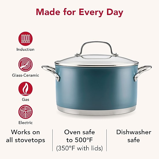 KitchenAid Stainless Steel 3-Ply 11-pc. Cookware Set