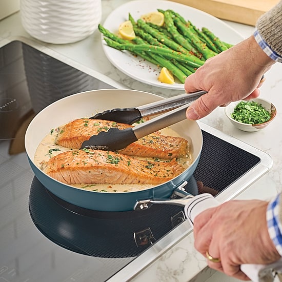 KitchenAid Color-Finished Stainless Steel 3-Ply Base 9.5" Frying Pan