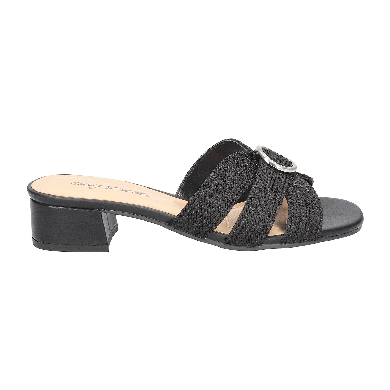 Easy Street Womens Onyx Heeled Sandals