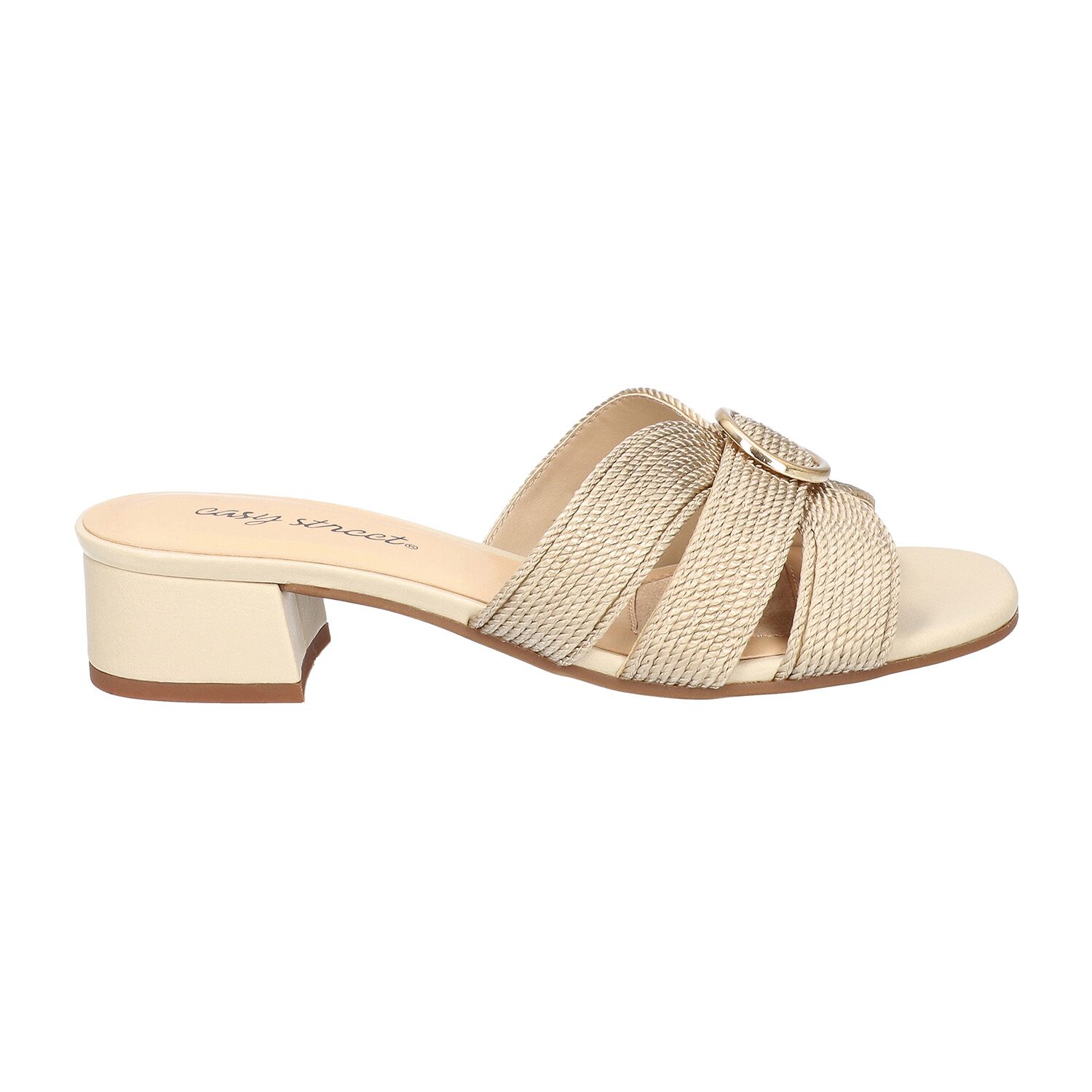Easy Street Womens Onyx Heeled Sandals