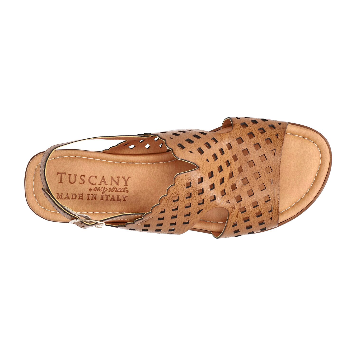 Easy Street Womens Martella Wedge Sandals