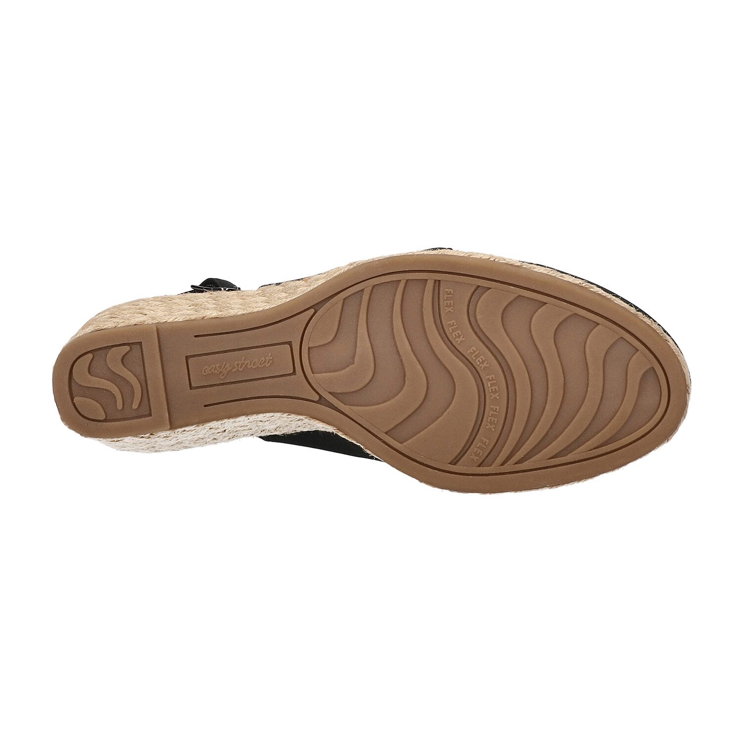 Easy Street Womens Aloha Espadrille Wedge Sandals