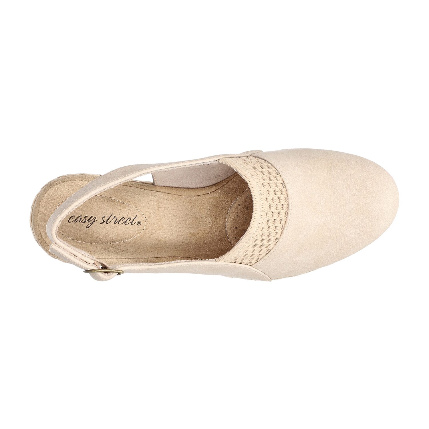 Easy Street Womens Aloha Espadrille Wedge Sandals