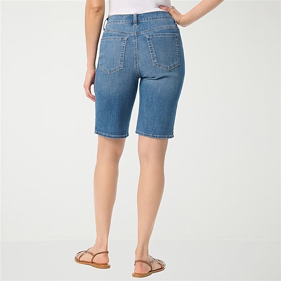 Gloria Vanderbilt Womens Amanda Denim Bermuda Short