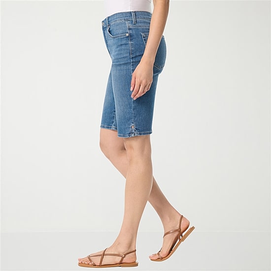 Gloria Vanderbilt Womens Amanda Denim Bermuda Short