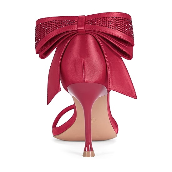 IZZY by AZALEA WANG Adora Womens Square Open Toe Stiletto Heel Pumps