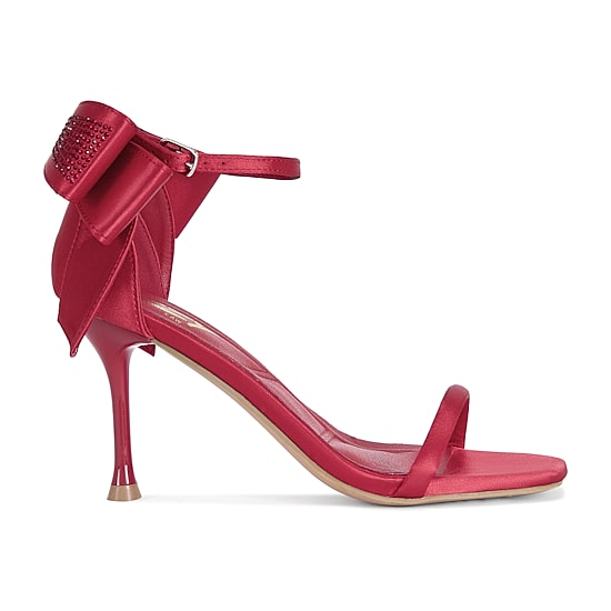 IZZY by AZALEA WANG Adora Womens Square Open Toe Stiletto Heel Pumps