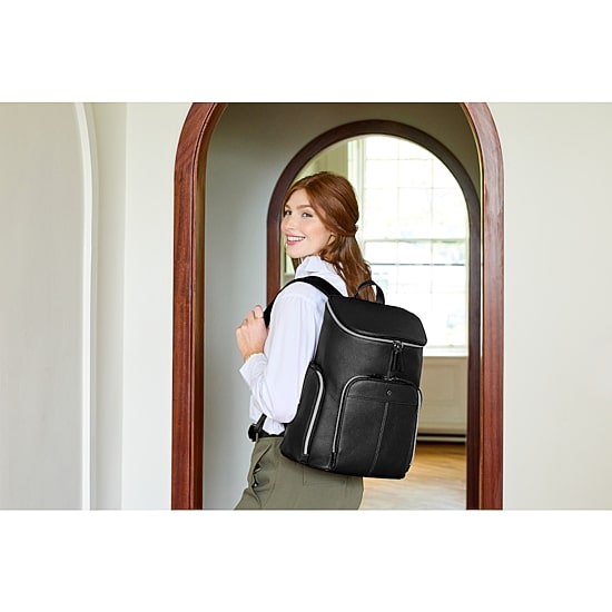 Samsonite Mobile Solution 2 Leather Deluxe Unisex Adult Padded Straps Backpack