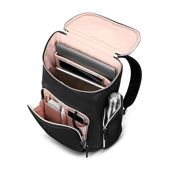 Samsonite Mobile Solution 2 Leather Deluxe Unisex Adult Padded Straps Backpack