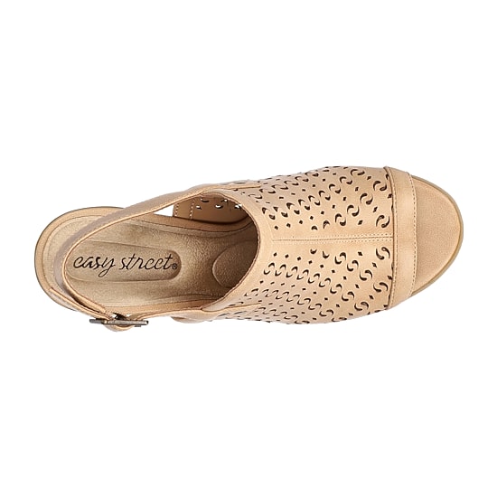 Easy Street Womens Chellie Heeled Sandals