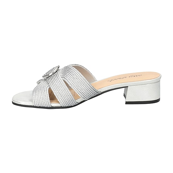 Easy Street Womens Onyx Heeled Sandals