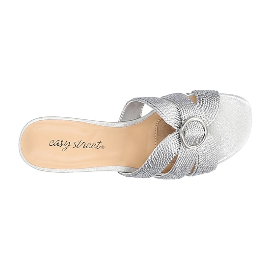 Easy Street Womens Onyx Heeled Sandals