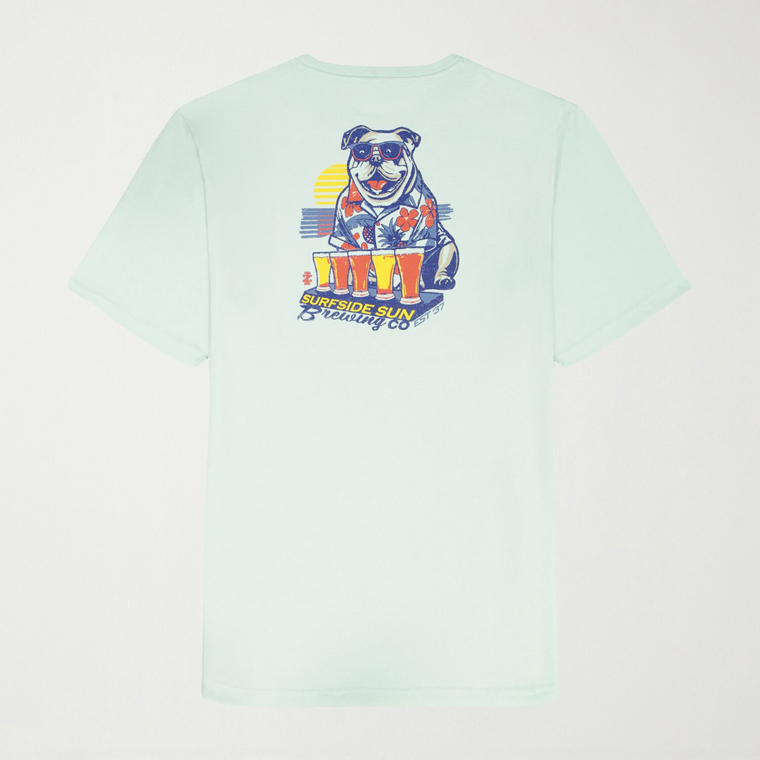 IZOD Saltwater Mens Crew Neck Short Sleeve Classic Fit Big and Tall Graphic T-Shirt