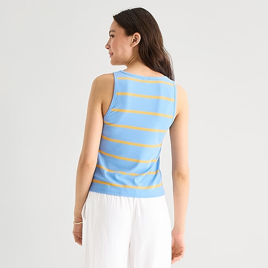 Hurley Womens Juniors Scoop Neck Sleeveless Tank Top