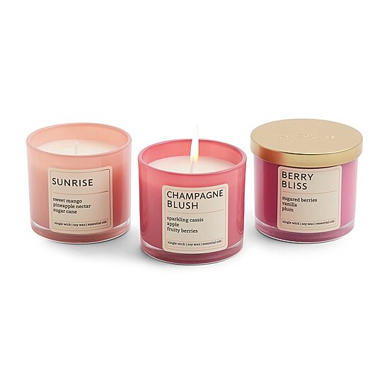 Distant Lands 4oz Fruity 3-pc. Jar Candle