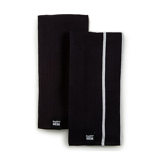 BergHOFF Gem Black 2-pc. Kitchen Towel