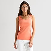 St. John's Bay Womens Scoop Neck Sleeveless Tank Top