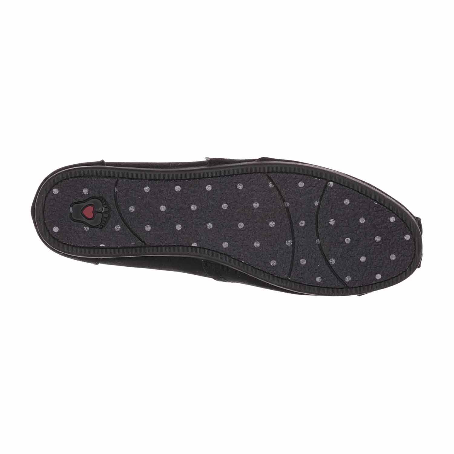 Skechers Bobs Plush Peace And Love Womens Round Closed Toe Slip-On Shoe