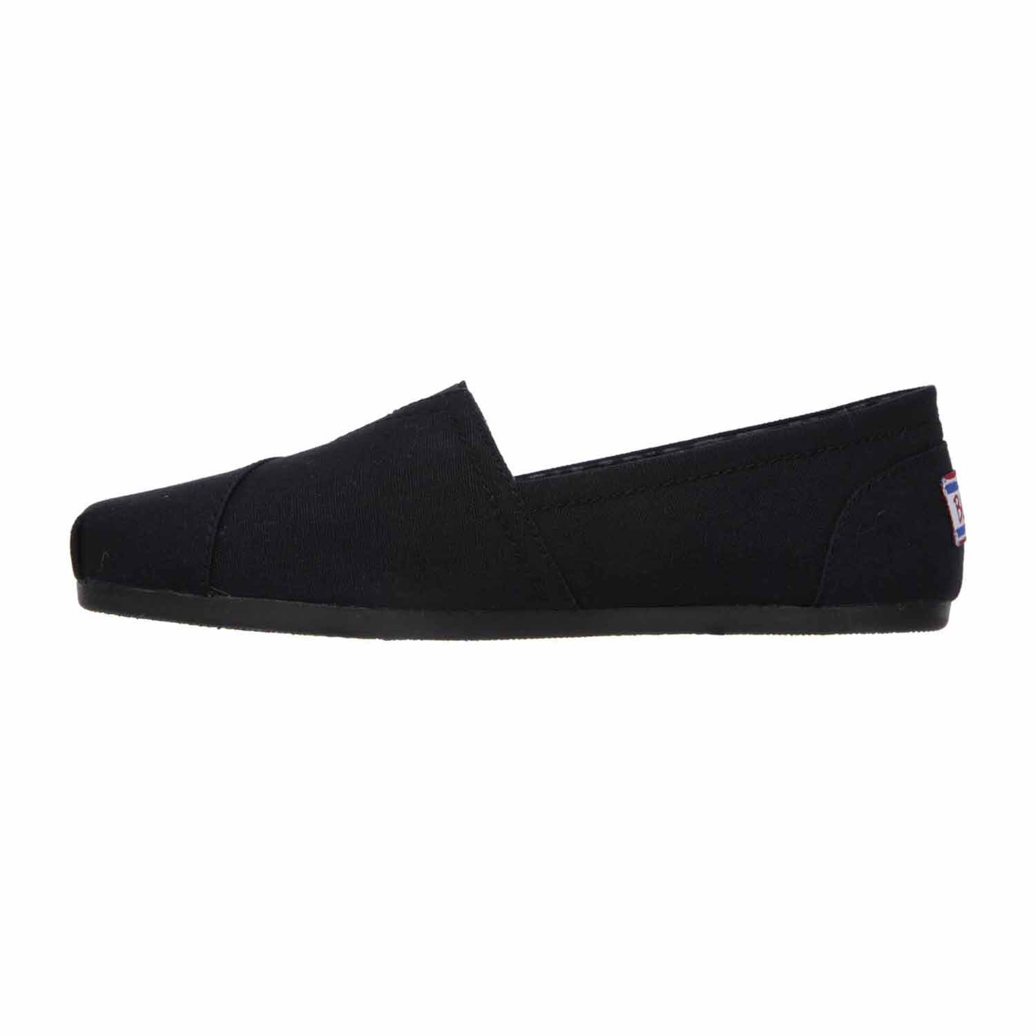 Skechers Bobs Plush Peace And Love Womens Round Closed Toe Slip-On Shoe