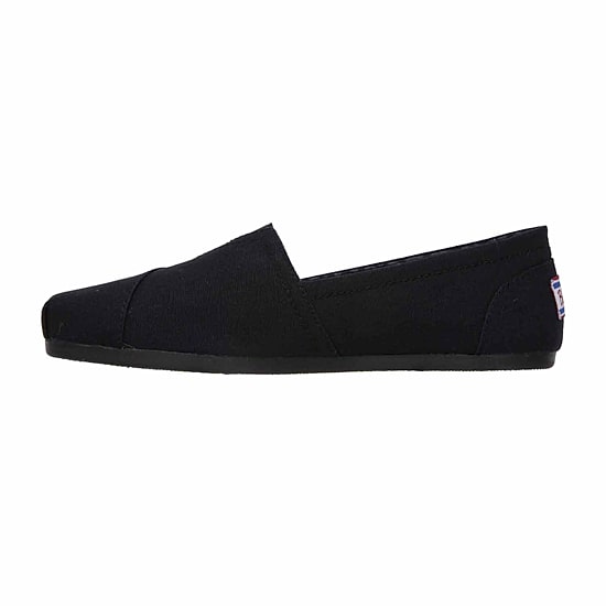 Skechers Bobs Plush Peace And Love Womens Round Closed Toe Slip-On Shoe
