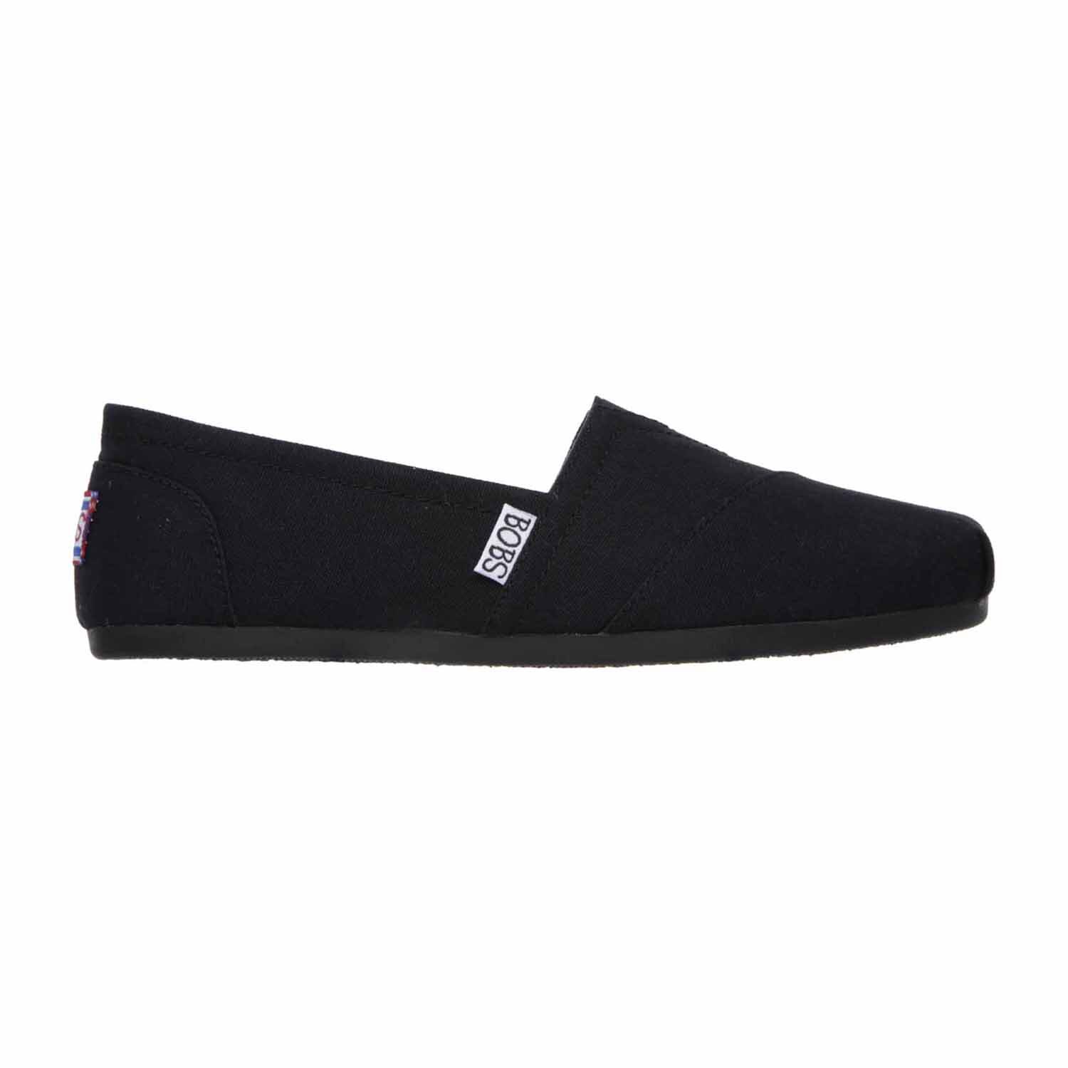 Skechers Bobs Plush Peace And Love Womens Round Closed Toe Slip-On Shoe