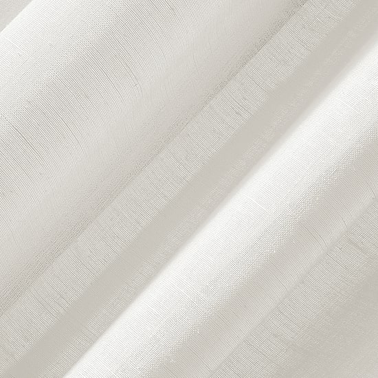 Archaeo Akari Slub Textured Linen Blend Grommet Top Sheer Single Curtain Panel