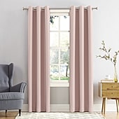 Sun Zero Evan Grommet Top Energy Saving Blackout Single Curtain Panel