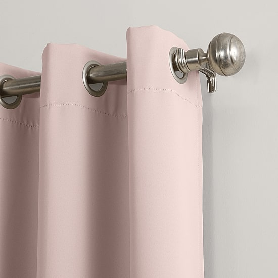 Sun Zero Evan Grommet Top Energy Saving Blackout Single Curtain Panel